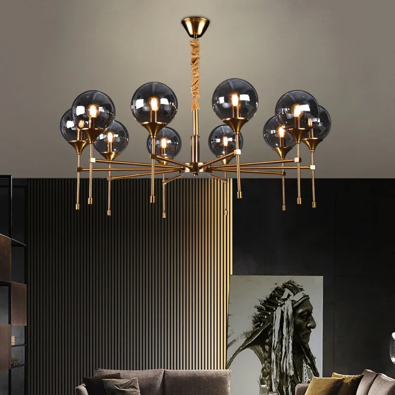 Modern Designer Ceiling Chandelier Metal for Living Dining Table Room Bedroom Hall Pendant Lamps Decor Lighting Lusters Fixture