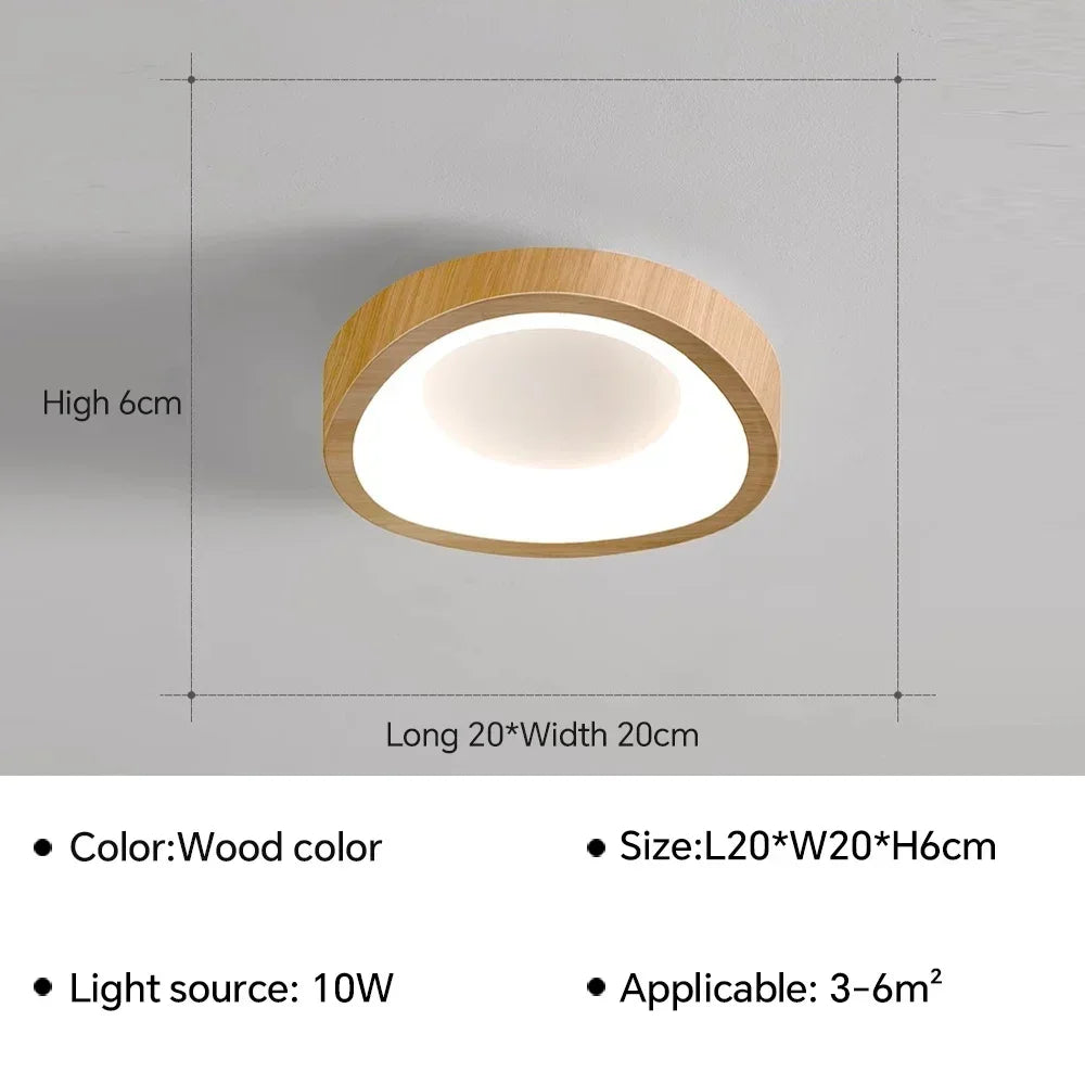 Nordic LED Ceiling Lamp For Living Dining Room Bedroom Aisle Cloakroom Balcony Ceiling Chandelier Indoor Decor Lighting Fixtures