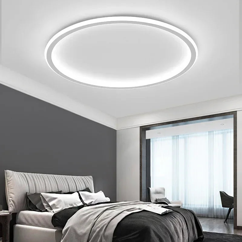 LED Ceiling Lights Nordic Simple Round Ceiling Chandelier Living Dining Room Bedroom Corridor Home Indoor Nordic Lamps Lighting