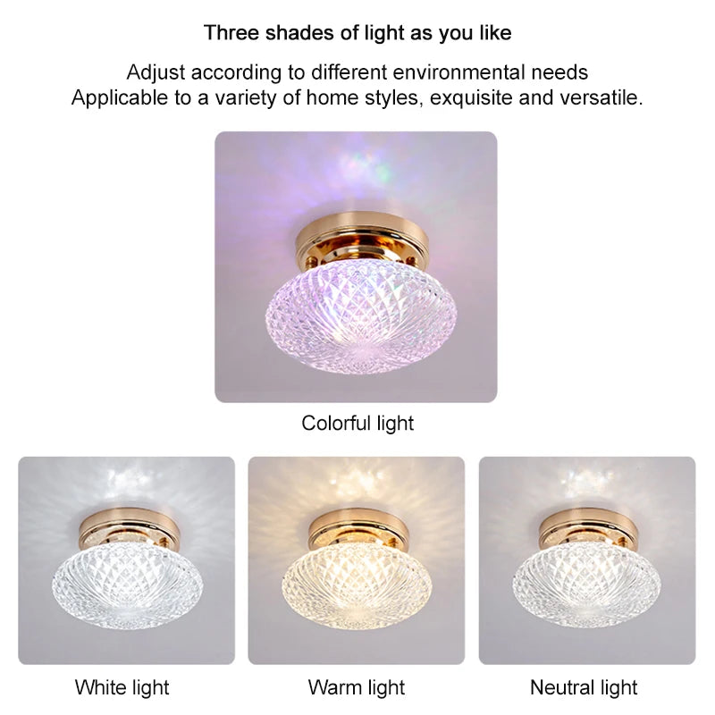 Modern LED Ceiling Lamp Indoor Lighting Aisle Corridor Entrance Bedroom Room Balcony Cloakroom Decoration Ceiling Light