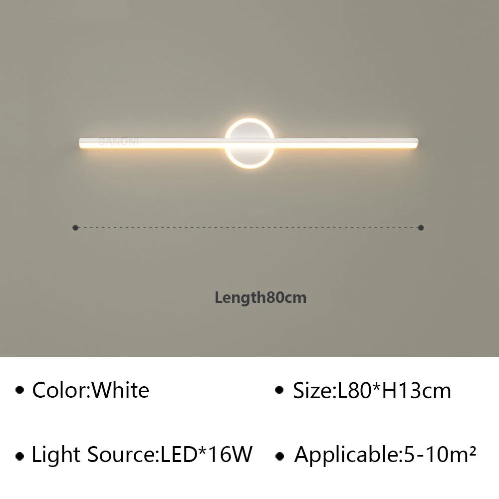 Modern LED Wall Lamp Bathroom Mirror Lights for Living Room Bedroom Makeup Lamp Decor Bath Wall Sconce Luster Fixtures Lighting