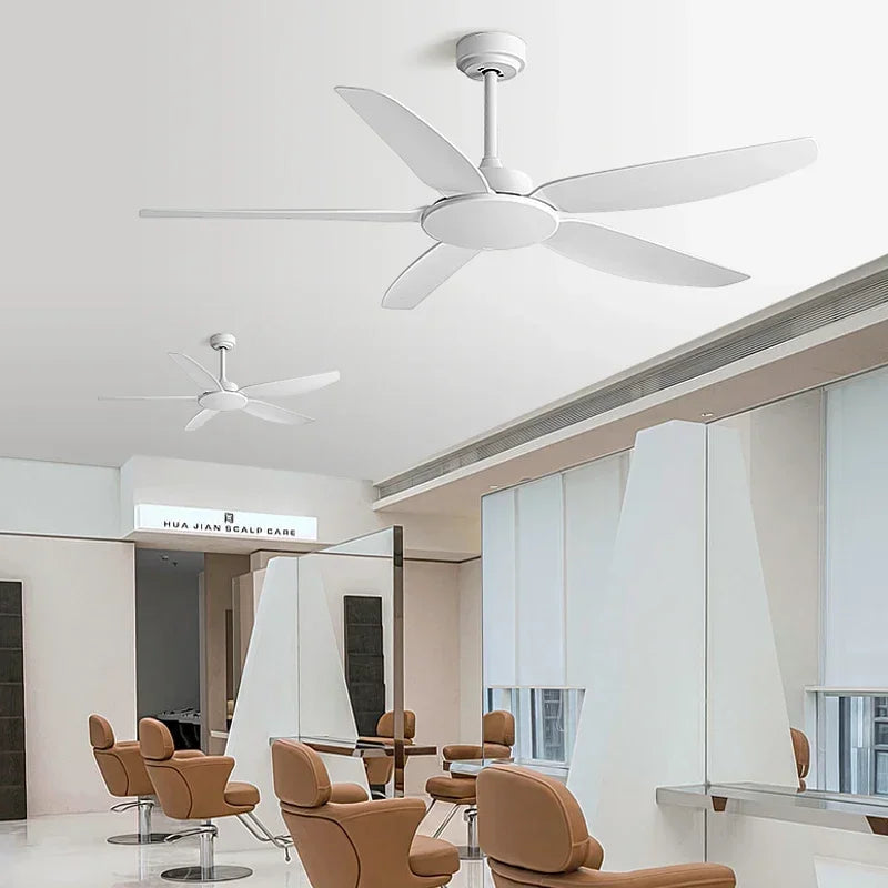 58Inch Black Ceiling Fan DC With Remote Control Americans Industry Commercial use Restaurant Strong Winds No Light Electric Fan