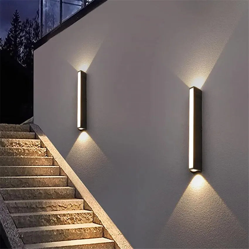 LED Waterproof Wall Lamps, Indoor and Outdoor Light, Courtyard Porch, Living Room, Corridor, Bedroom Wall Sconce