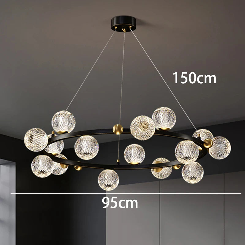 Modern home decor led lights pendant light lamps for living room Chandeliers for dining room hanging light indoor lighting