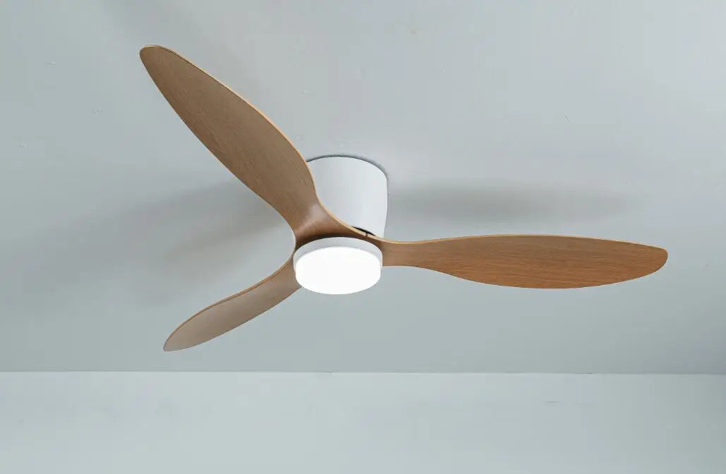 Ceiling Fans With Light No Light  DC Motor 6 Speeds Timing Fans 20CM Low Floor Loft Remote Control Decorative Led Fan With Light