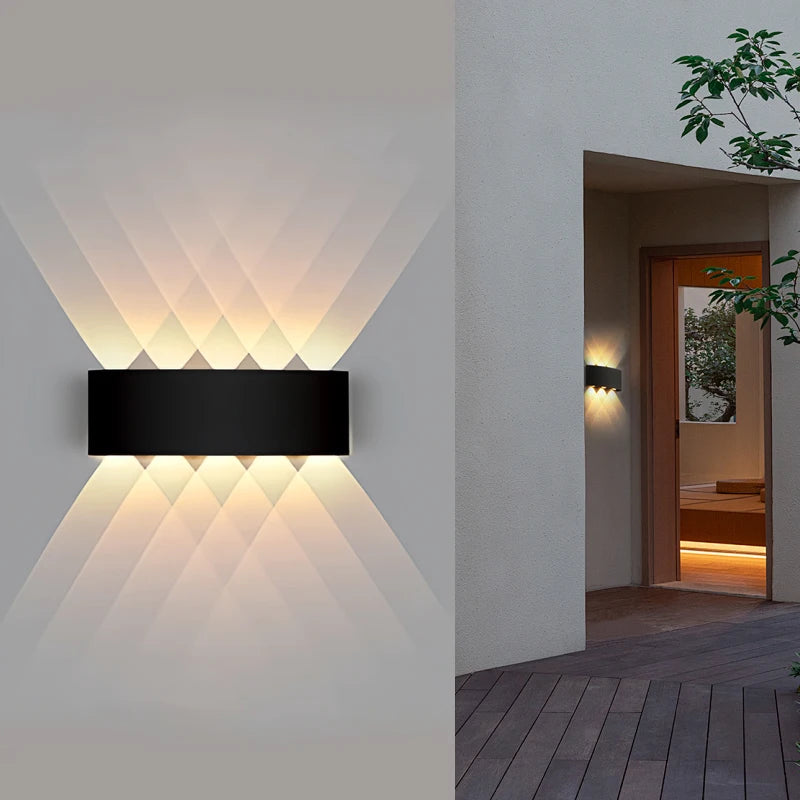 LED  Outdoor Waterproof Wall Lamp IP65 Interior Wall Light 4W 6W 8W 10W Garden Lights Bedroom Living Room Stairs Lighting