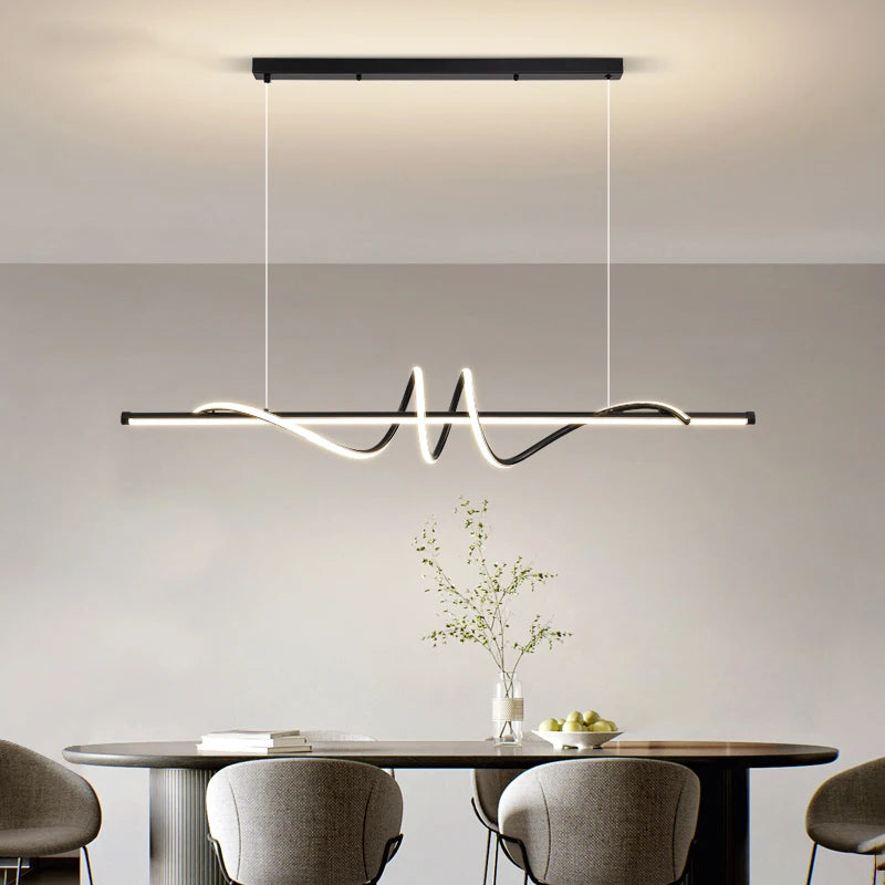 Modern LED Living Room Dining Room Pendant Lights For Kitchen Office Bar Home Decoration Chandelier Minimalist Home Lighting