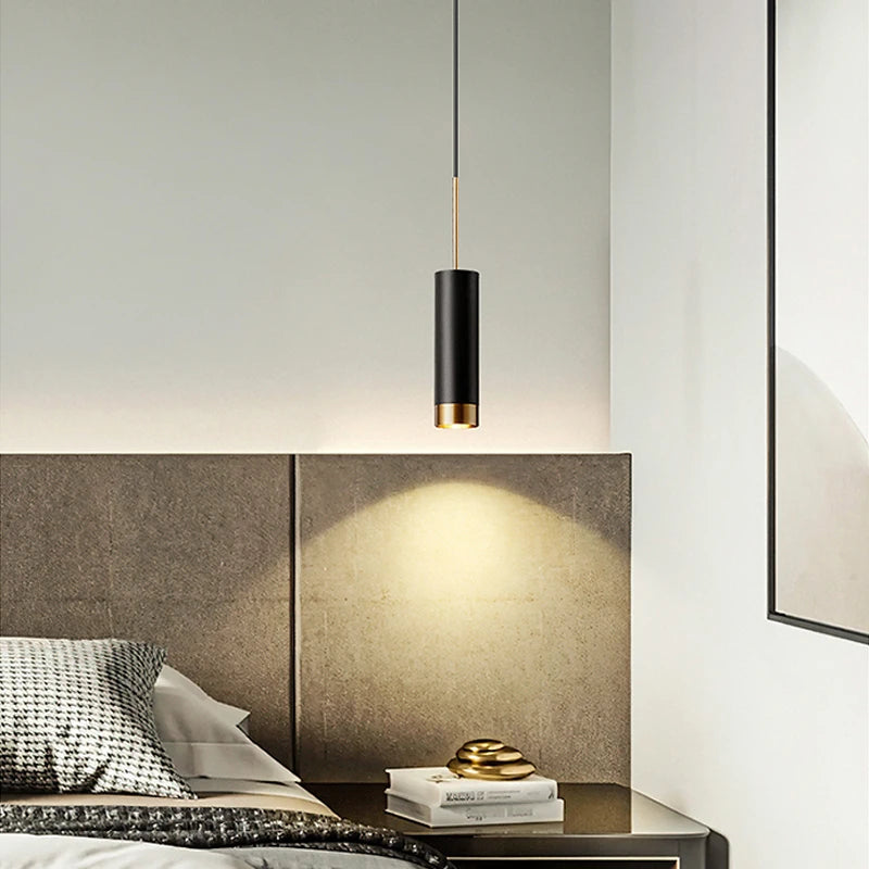 LED Pendant Light Interior Lighting Single Head Hanging Lamp Home Decoration Living Room Bedroom Kitchen Nordic Bedside Lamp