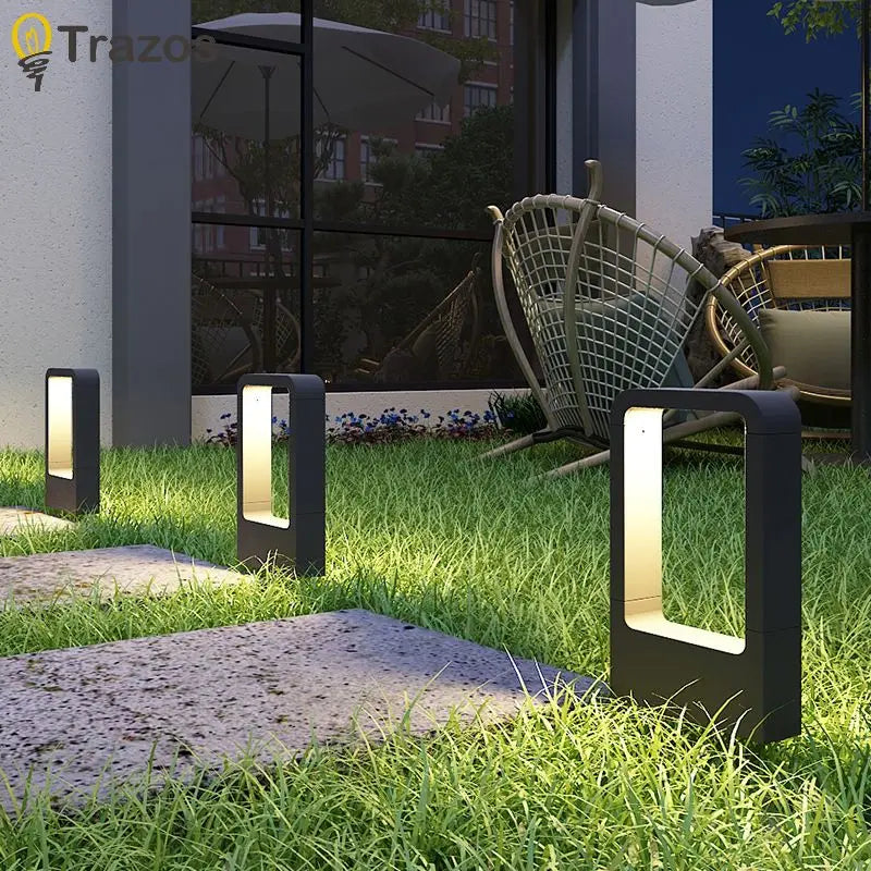 Lawn Lights Outdoor Waterproof Garden Villa Garden Lights Modern Simple Lights Inserted Led Community Park Landscape Lawn Lights