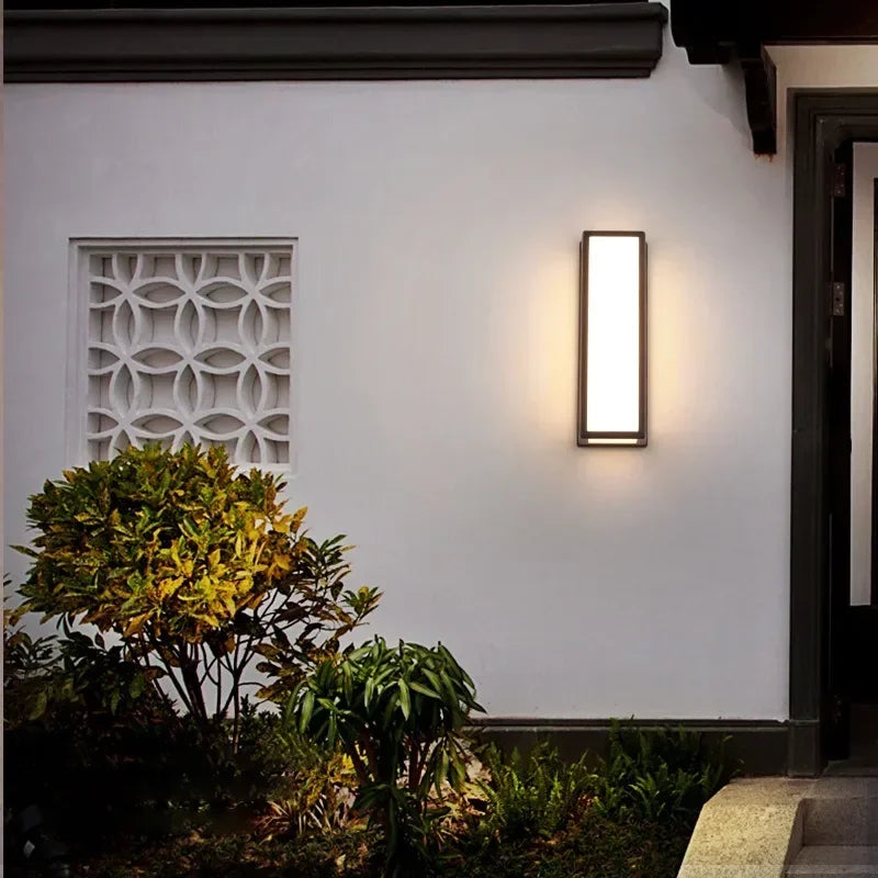 Outdoor LED Wall Light Waterproof IP65 Motion Sensor Light Led Outdoor Wall Lamp Porch Lights Balcony Garden Lights AC85-265V