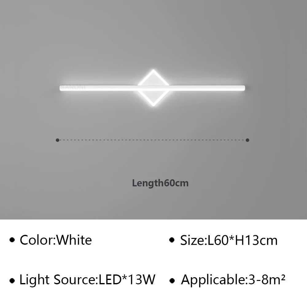 Modern LED Wall Lamp Bathroom Mirror Lights for Living Room Bedroom Makeup Lamp Decor Bath Wall Sconce Luster Fixtures Lighting