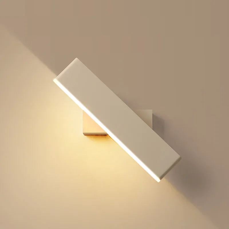 Modern LED Wall Lamp Rotation For Living Dining Room Bedroom Bedside Aluminum Wall Light Indoor Home Decor Wall Sconce Luster