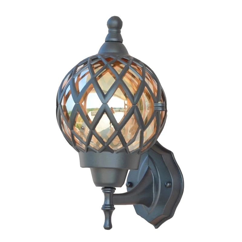 Retro European Outdoor Waterproof Wall Lamp Garden Villa Courtyard Community Balcony Corridor Front Wall Lamp