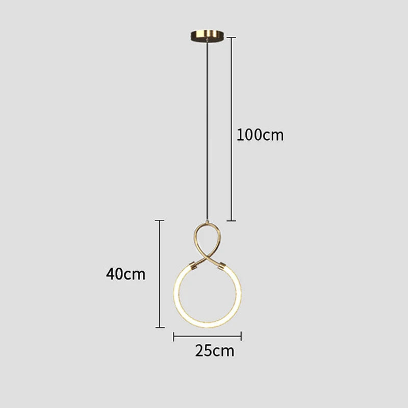 Modern LED Pendant Lights Indoor Lighting For Bedroom Bedside Lamps Dining Table Room Aisle Corridor Decoration Hanging Lamp