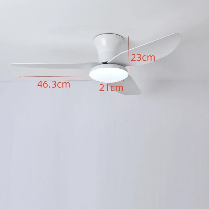 Ceiling Fan with light 40 inch DC Motor 30W Ceiling Fans With Remote Control Simple Ceiling Fan With ight Home Fan 100-240V