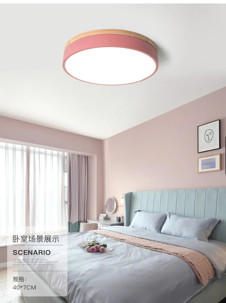 LED ceiling lights for room 27W Cold Warm White Natural light LED fixtures ceiling lamps for living room lighting