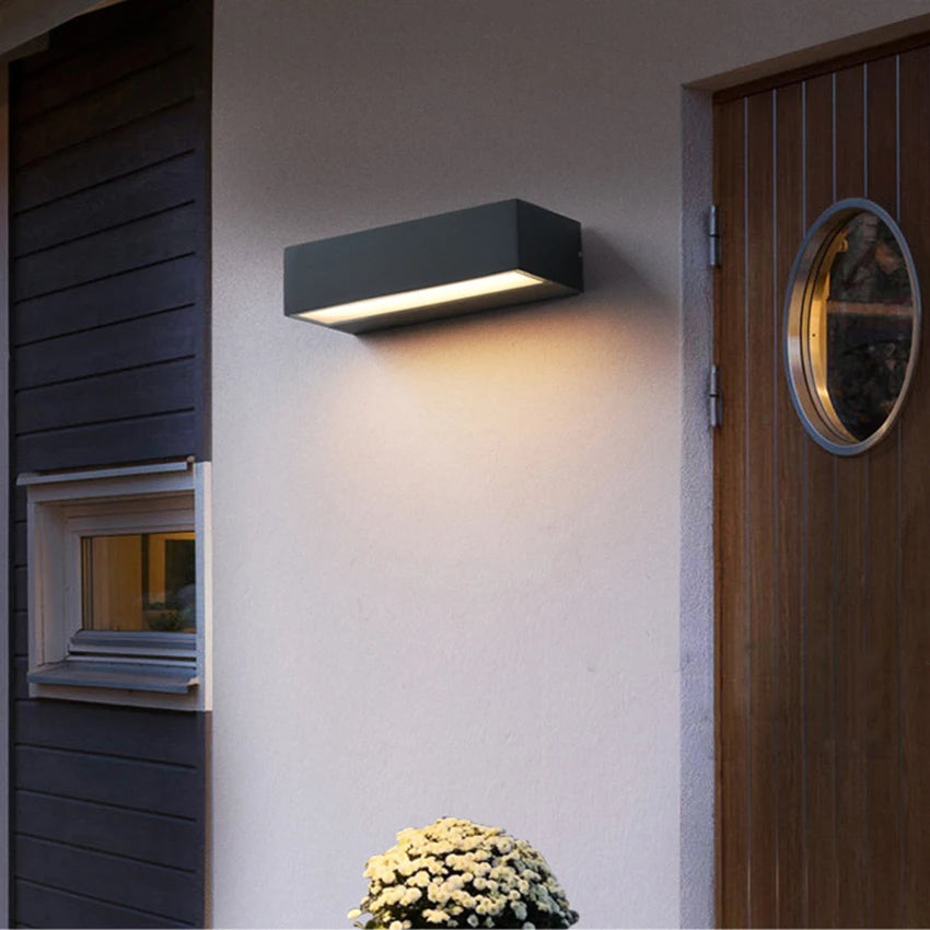 Wall lamp Outdoor Waterproof Door Head led Wall Wash Hanging Long Strip Courtyard Balcony Signboard Terrace Villa Wall LIGHTS