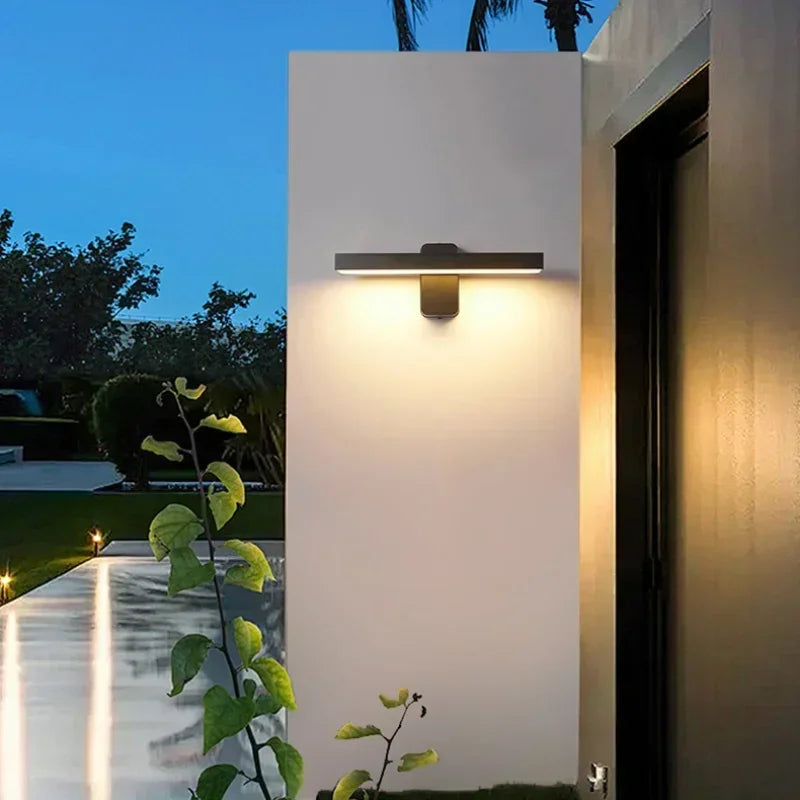 Outdoor Wall Light Waterproof IP65 Light Led Wall Lamp Rotatable Porch Lights Exterior Garden Decoration Balcony Wall Sconces