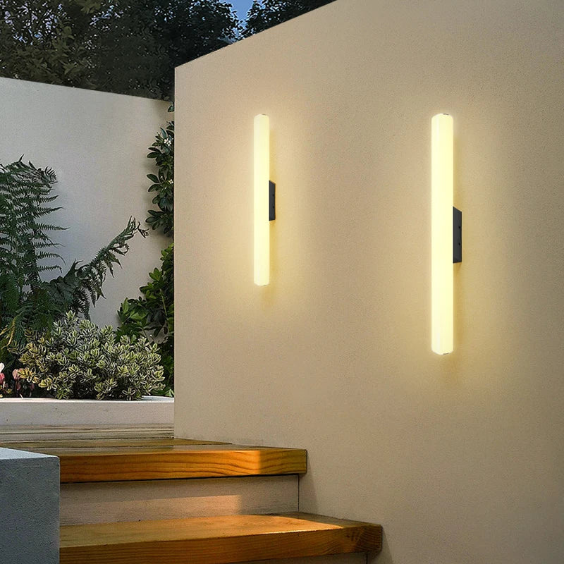 Outdoor garden waterproof wall lamp LED light source modern Nordic style/mirror front living room TV background IP65110/220V