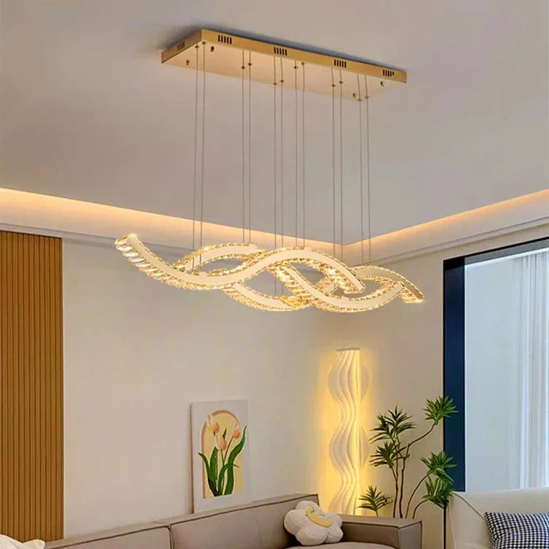 home decorationPendant lights, luxury crystal living room chandelier, dining room Pendant lamp, ceiling light, indoor lighting