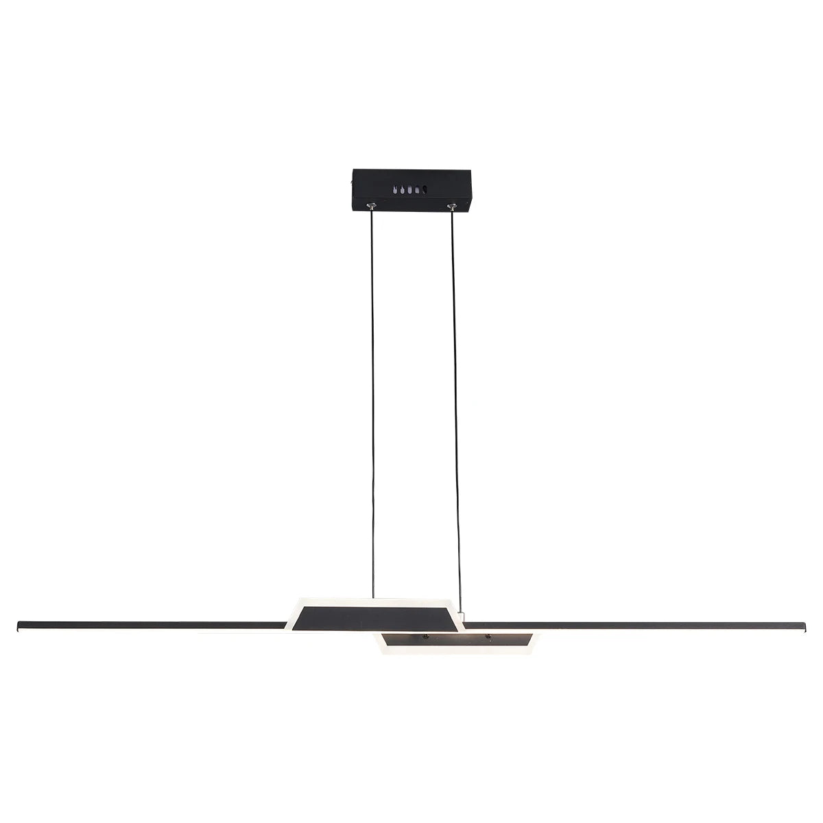 Gleam Modern Led Pendant Light Linear Hanging Lamp For Home Dining Room Kitchen Black Deco suspension Pendant Lamp Fixture