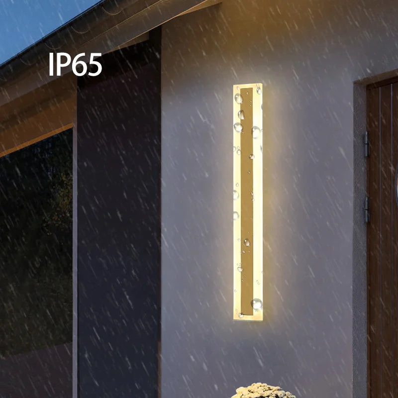 30CM to 240CM Outdoor  Ip65 Waterproof LED Long Light Courtyard Villa Garden Golden Eye Protection Wall Light Outdoor Decoration