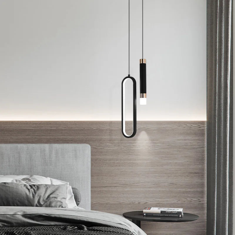 New Modern Lustre Minimalist LED Pendant Lights Chandelier For Bedroom Living Room Decor Hanging Lamp suspension indoor lighting