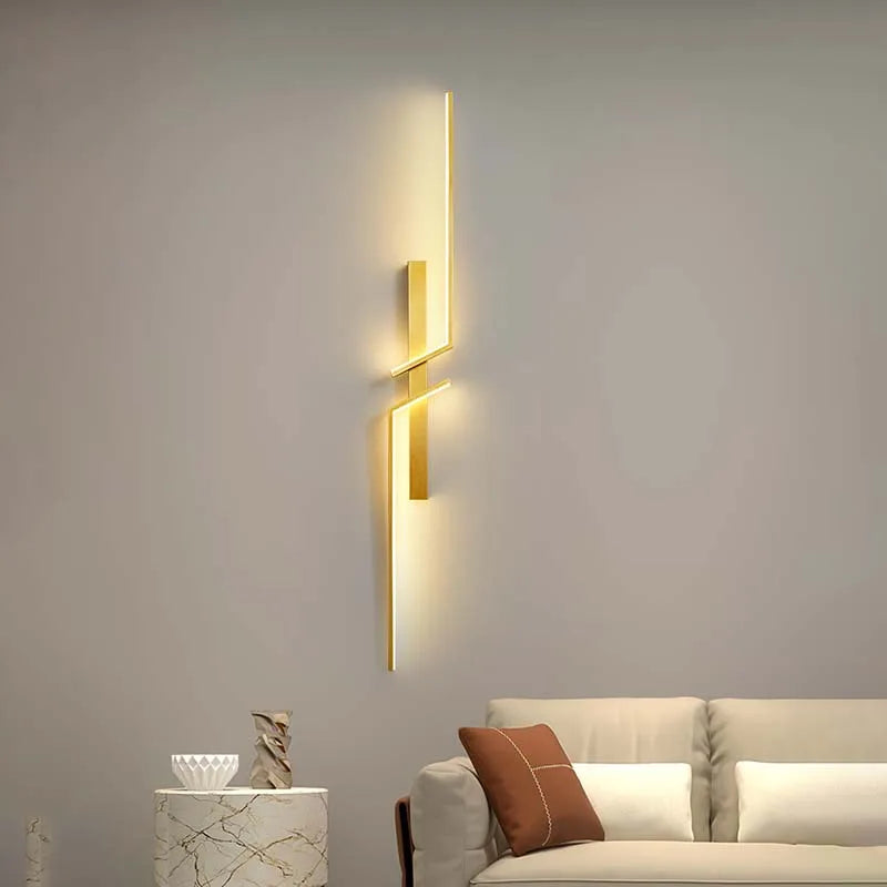 Modern LED Wall Lamp for Living Room TV Sofa Lobby Background  Bedroom Bedside Wall Lights Indoor Sconce Decor Lighting Fixture