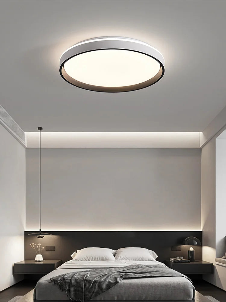 LED ceiling lamp bedroom lamp 2022 new simple modern atmosphere round study lamp balcony room lamp