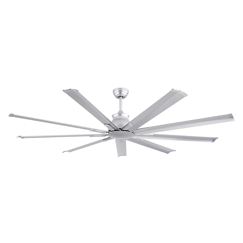 52/72 inch Aluminum Blades Industrial Ceiling Fan with Light and Remote Control Powerful Motor Farmhouse and Factory Ceiling Fan