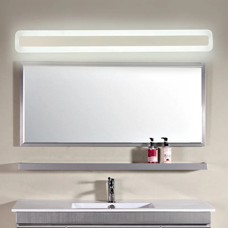 Longer LED Mirror Light  AC85-265V Modern Cosmetic Acrylic Wall lamp Bathroom Lighting Waterproof