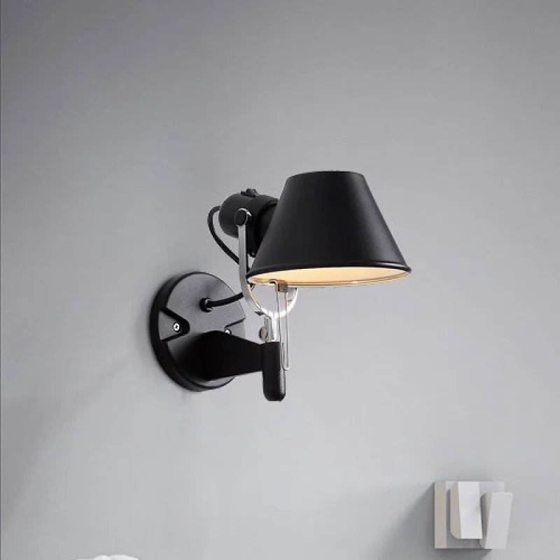 Industrial Style Wall Lamp Living Room Bedroom Bedside Study Rocking Folding Retro Reading Wall Lamp