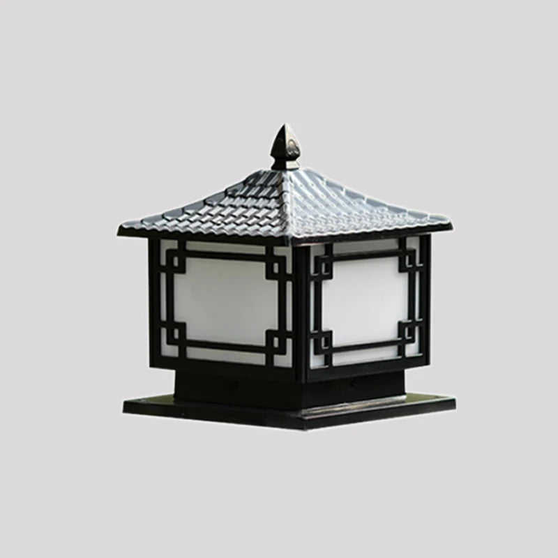 Pillar Lamp Outdoor Waterproof Fence Garden Lamp New Chinese-style Villa Gate Garden Pillar Lamp