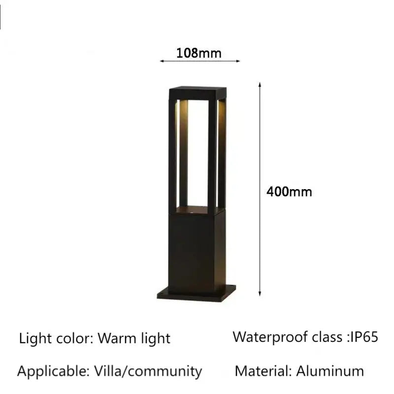 Outdoor Lawn Light Villa Household Street Light IP65 Waterproof Garden Modern Simple Led Ground Inserted Grass Garden Ground