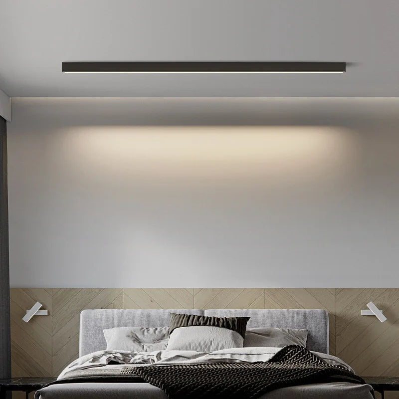 Modern LED ceiling lights, strip lights, balconies, bedrooms, living rooms, lobbies, headboards, eye protection LED lighting for