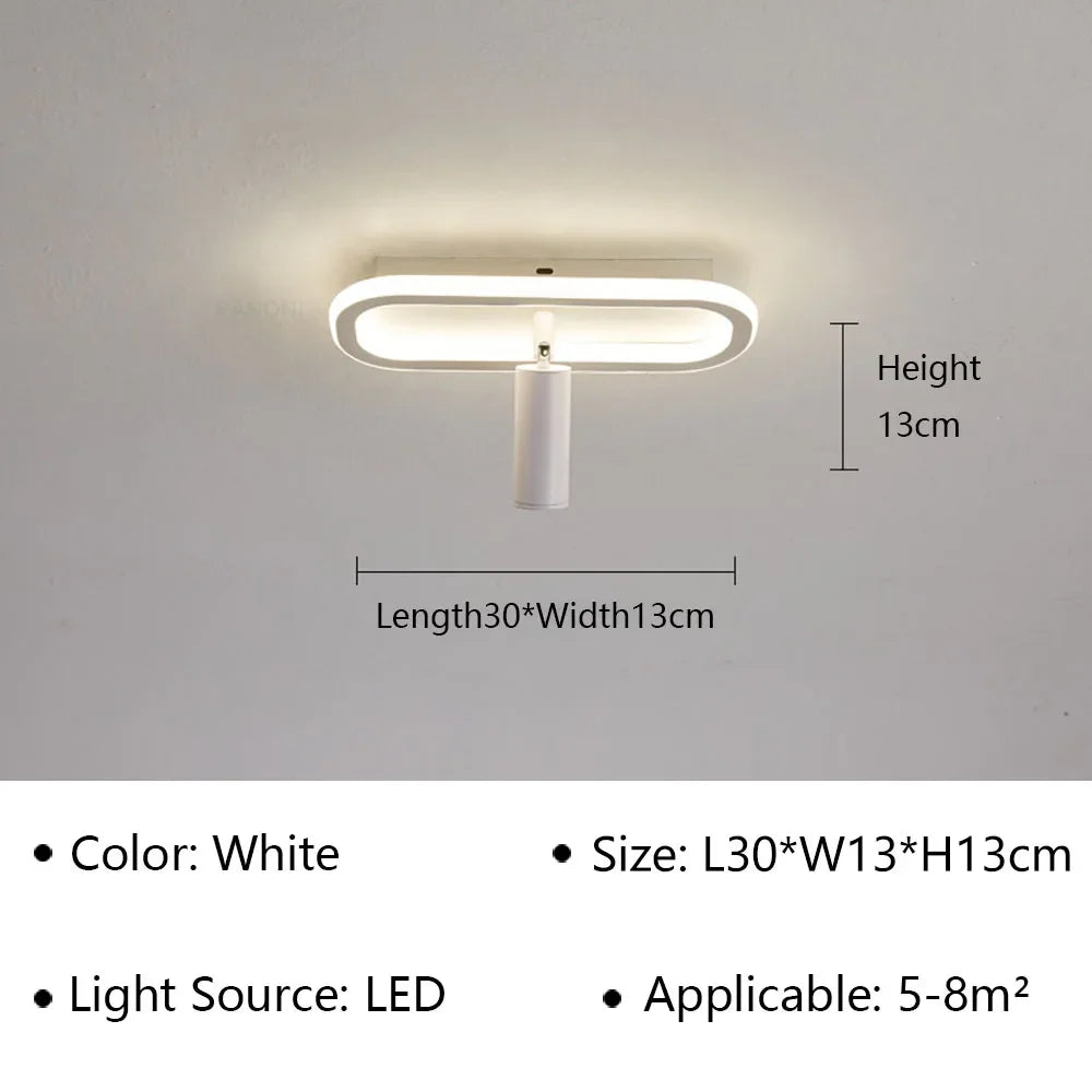 Modern LED Ceiling Lamp For Living Room Dining Room Aisle Cloakroom Bedroom Ceiling Chandelier Home Decor Indoor Light Fixture