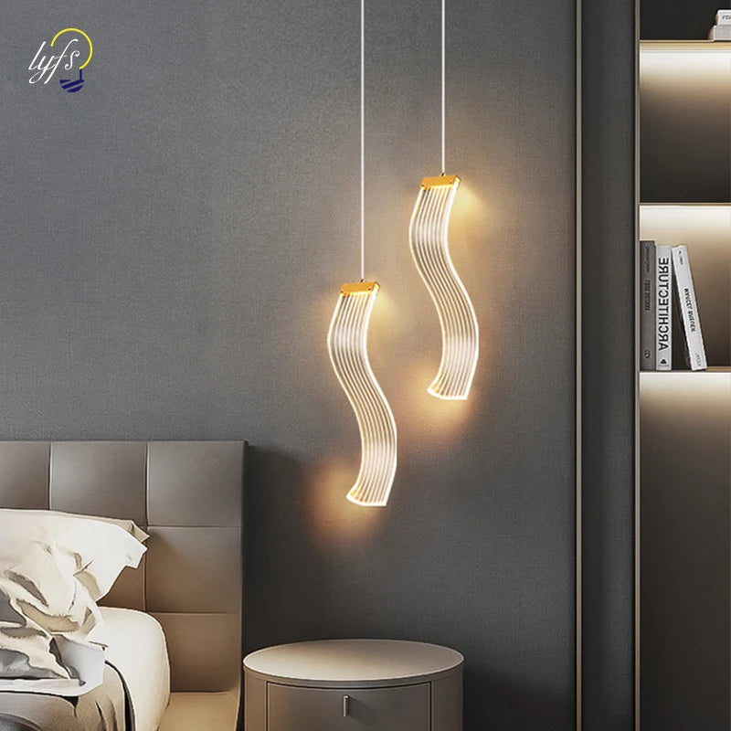 LED Pendant Light Hanging Lamps For Interior Lighting Home Bedroom Bedside Dining Table Living Room Decoration Pendant Lamp