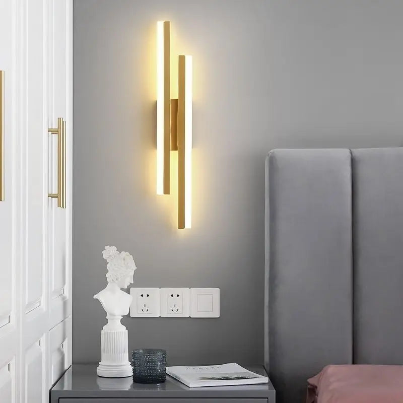 Led Bedroom Wall Lamp Wall Sconces 48cm 16w Wall Light Acrylic Lampshade Indoor Lighting For Living Room Corridor Light Fixture