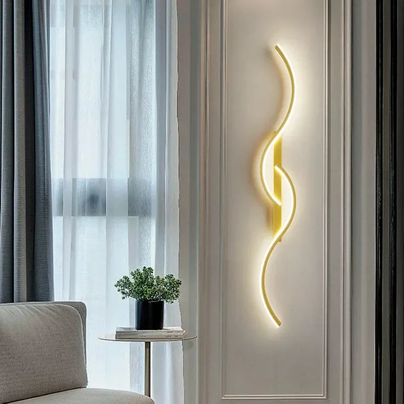 Modern LED Wall Lamp for Living Dining Room Bedroom Bedside Wall Lights Home Decoration LED Wall Sconce Interior Fixture Luster