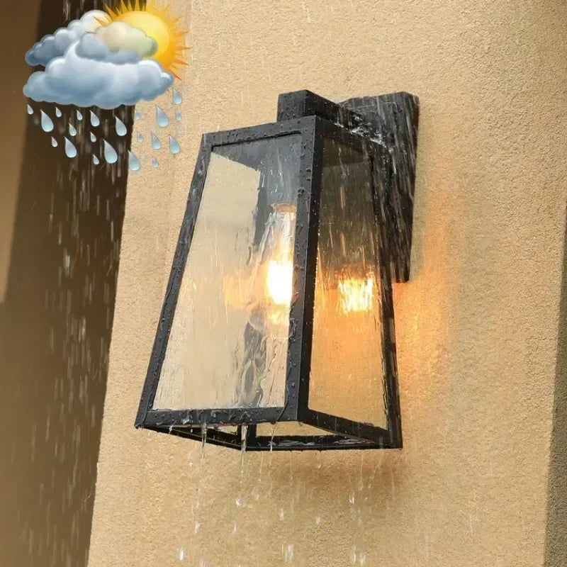 Thickened Waterproof Super Bright Outdoor Wall Lamp Outdoor European Style Wall Lamp Courtyard Balcony Wall Light