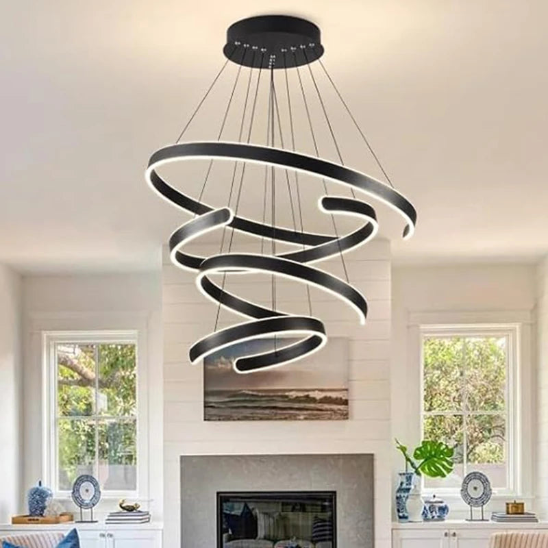 LED Chandelier Minimalist Living Room Bedroom Dining Room Kitchen Pendant Lamp Decoration Hanging Light Home Lighting