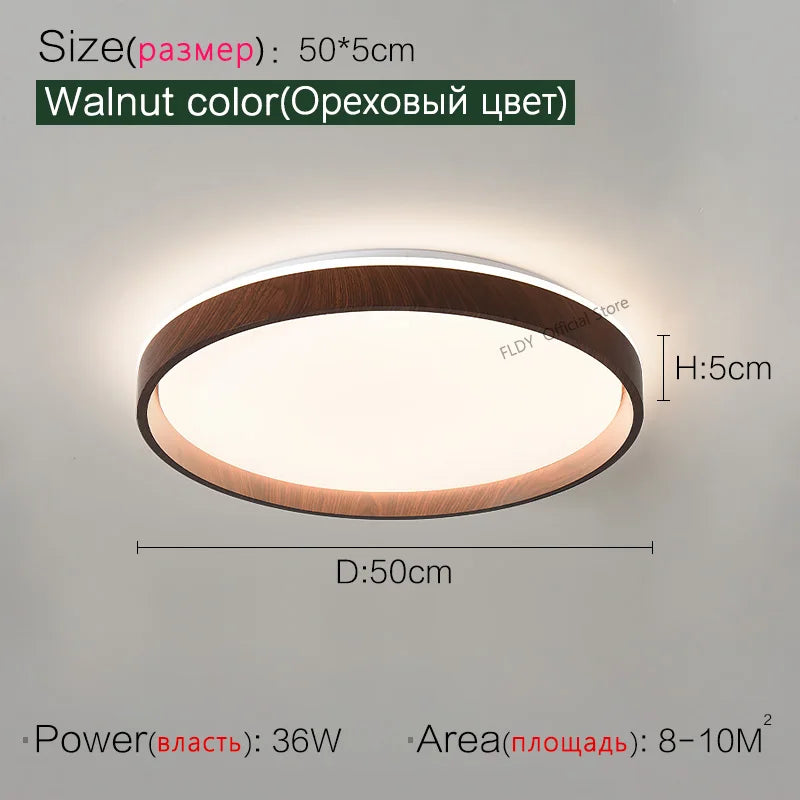 LED ceiling lamp bedroom lamp 2022 new simple modern atmosphere round study lamp balcony room lamp