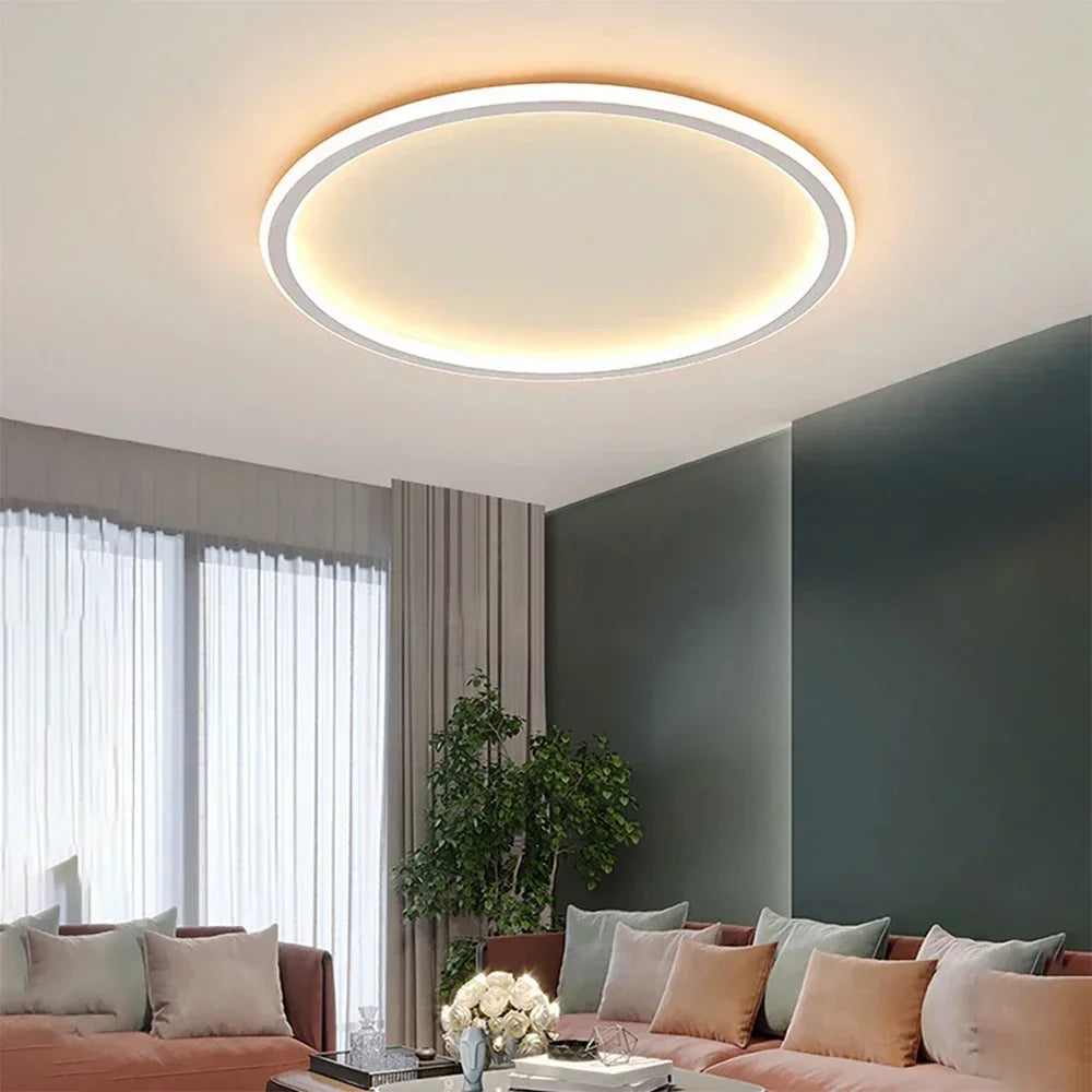 LED Ceiling Lights Nordic Simple Round Ceiling Chandelier Living Dining Room Bedroom Corridor Home Indoor Nordic Lamps Lighting