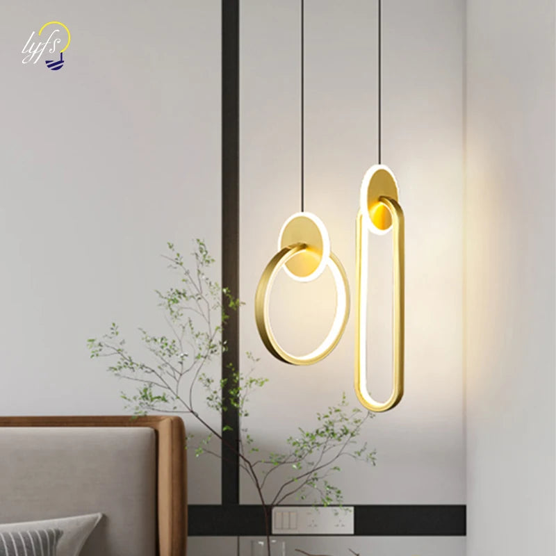 Nordic LED Pendant Lights Indoor Lighting Hanging Lamp Home Kitchen Dining Tables Bedside Living Room Decoration Modern Light