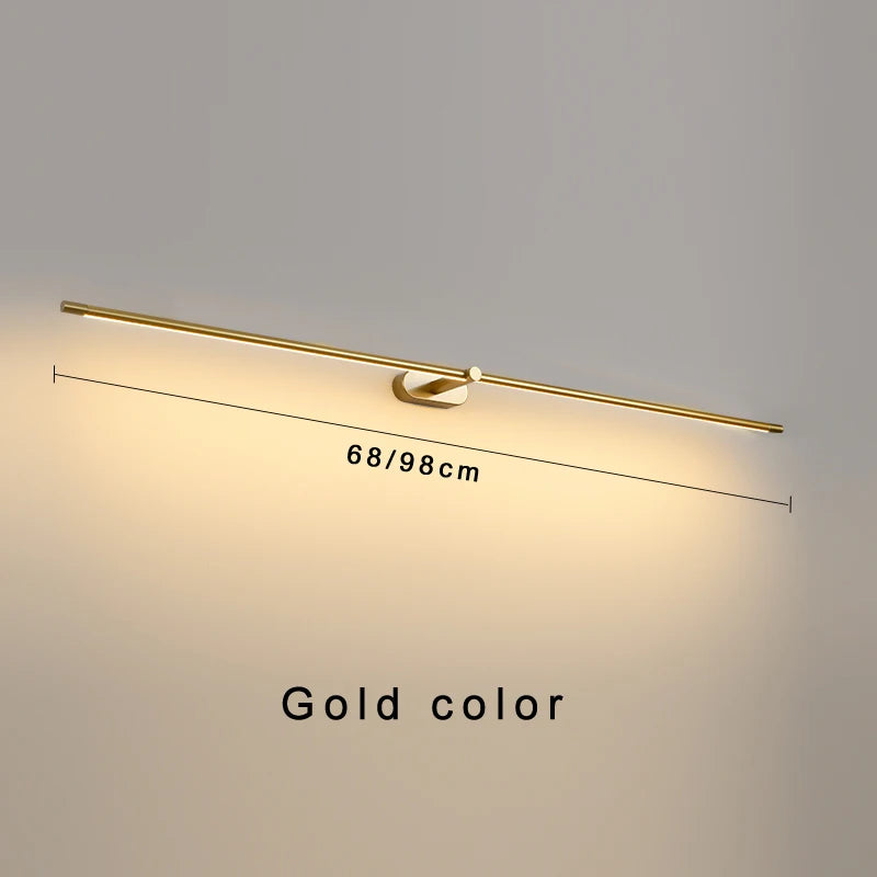 Length 680/980mm Modern LED Mirror Lights Lamps for Bathroom Mirror Sconces Wall Light for Living Room Bedroom Study Room