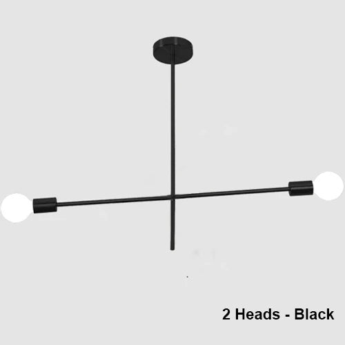 Nordic LED Simple Modern Magic Beans Creative Chandelier Living Room Dining Room Bedroom Line Chandelier E27 Base Lamp Lighting