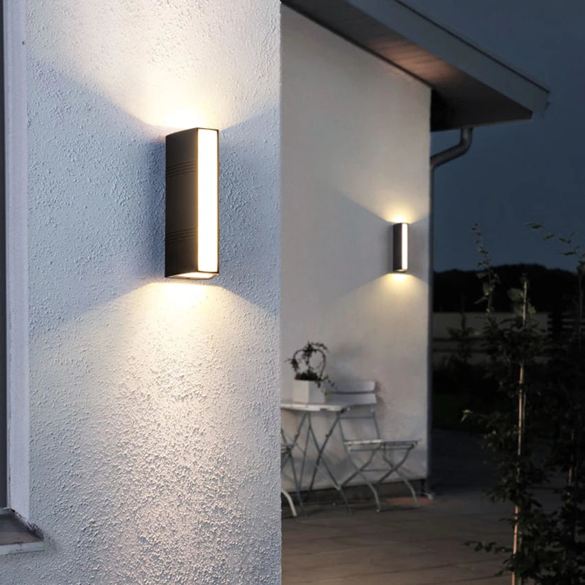 LED Waterproof Wall Lamps, Indoor and Outdoor Light, Courtyard Porch, Living Room, Corridor, Bedroom Wall Sconce