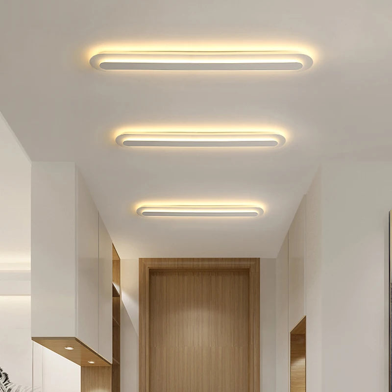 Nordic Led Aisle Ceiling Lights for Living Room Corridor Foyer Balcony Lustre Aisle Ceiling Lamps Home Fixture Indoor Lighting