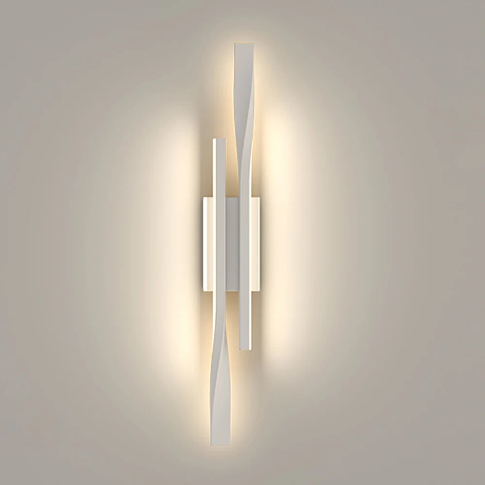 Long strip wall lamp light luxury creative room bedroom bedside lamp simple modern Nordic living room TV wall lamp AC85-265V