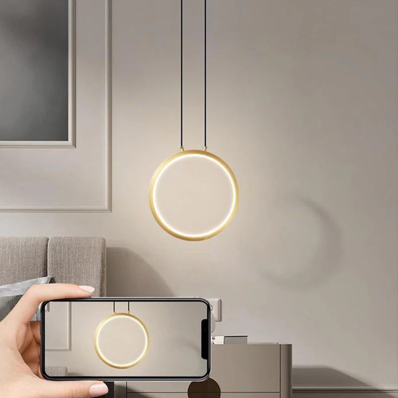 LED Nordic Pendant Lights Hanging Lamp Indoor Lighting Home Decoration Accessories For Bedroom Living Room Bedside Light